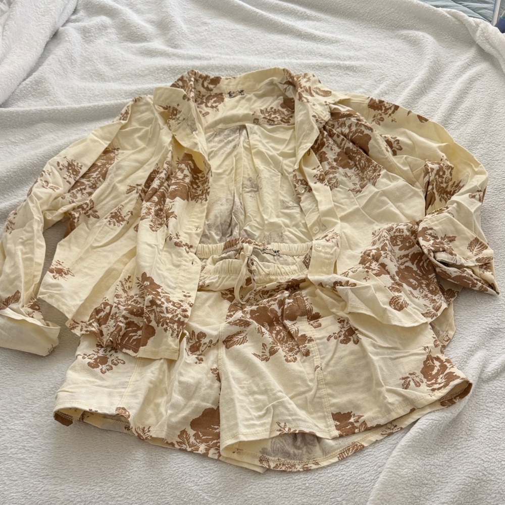 Free people pajama set size small